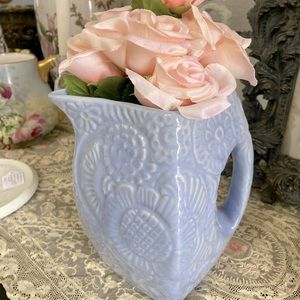 Rare Niloak Periwinkle Pottery pitcher